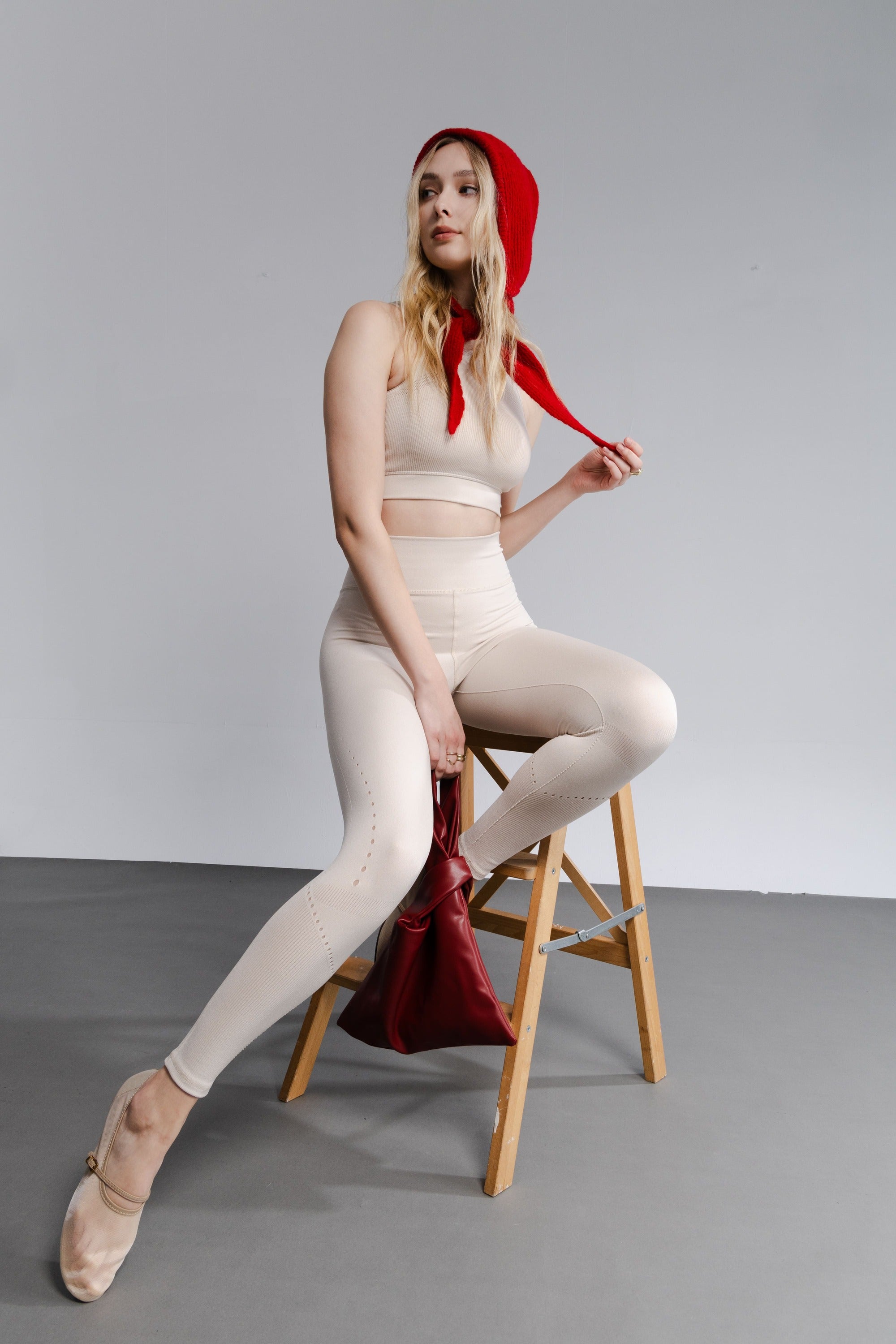 Model showcasing best high impact bras