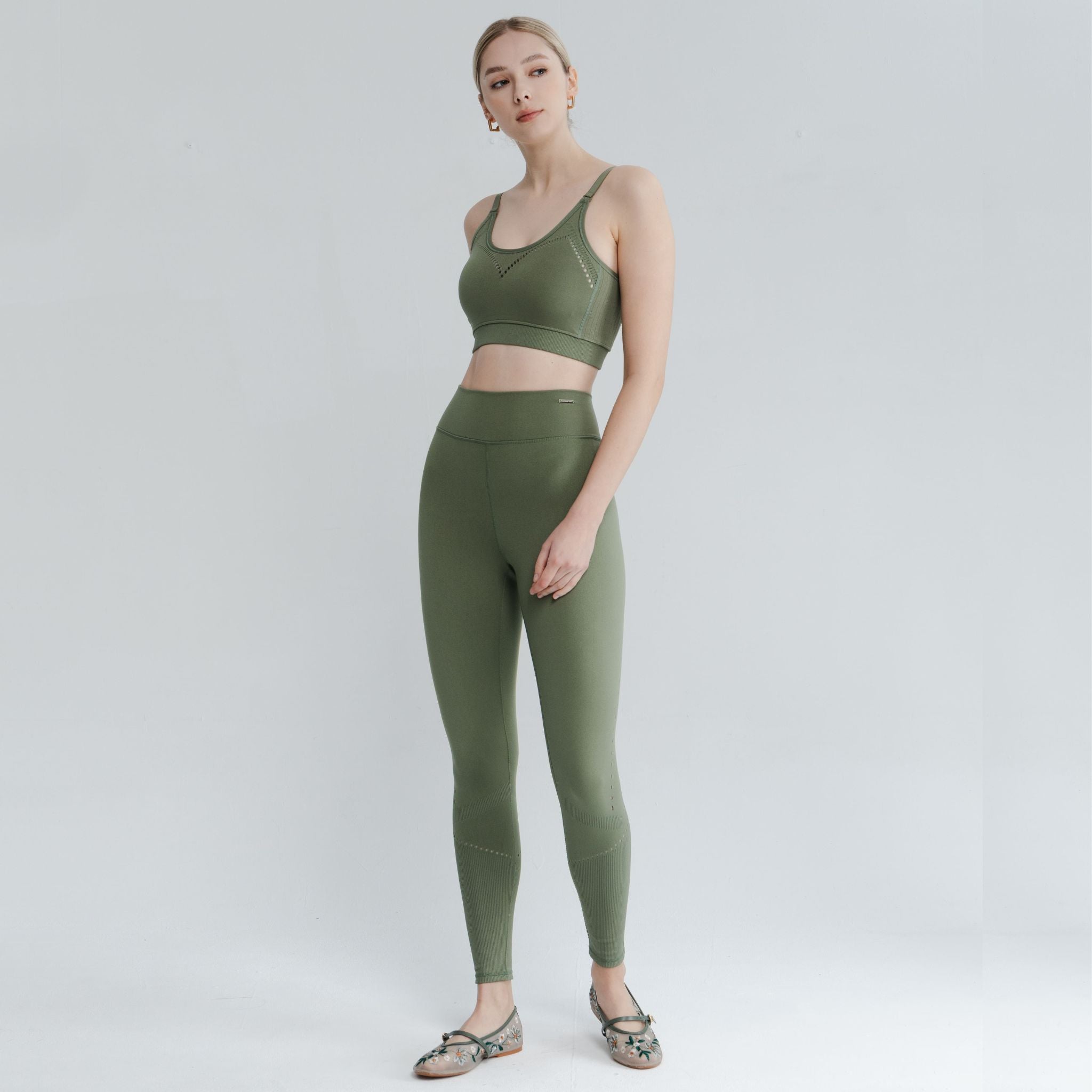 Model showcasing best high impact bras