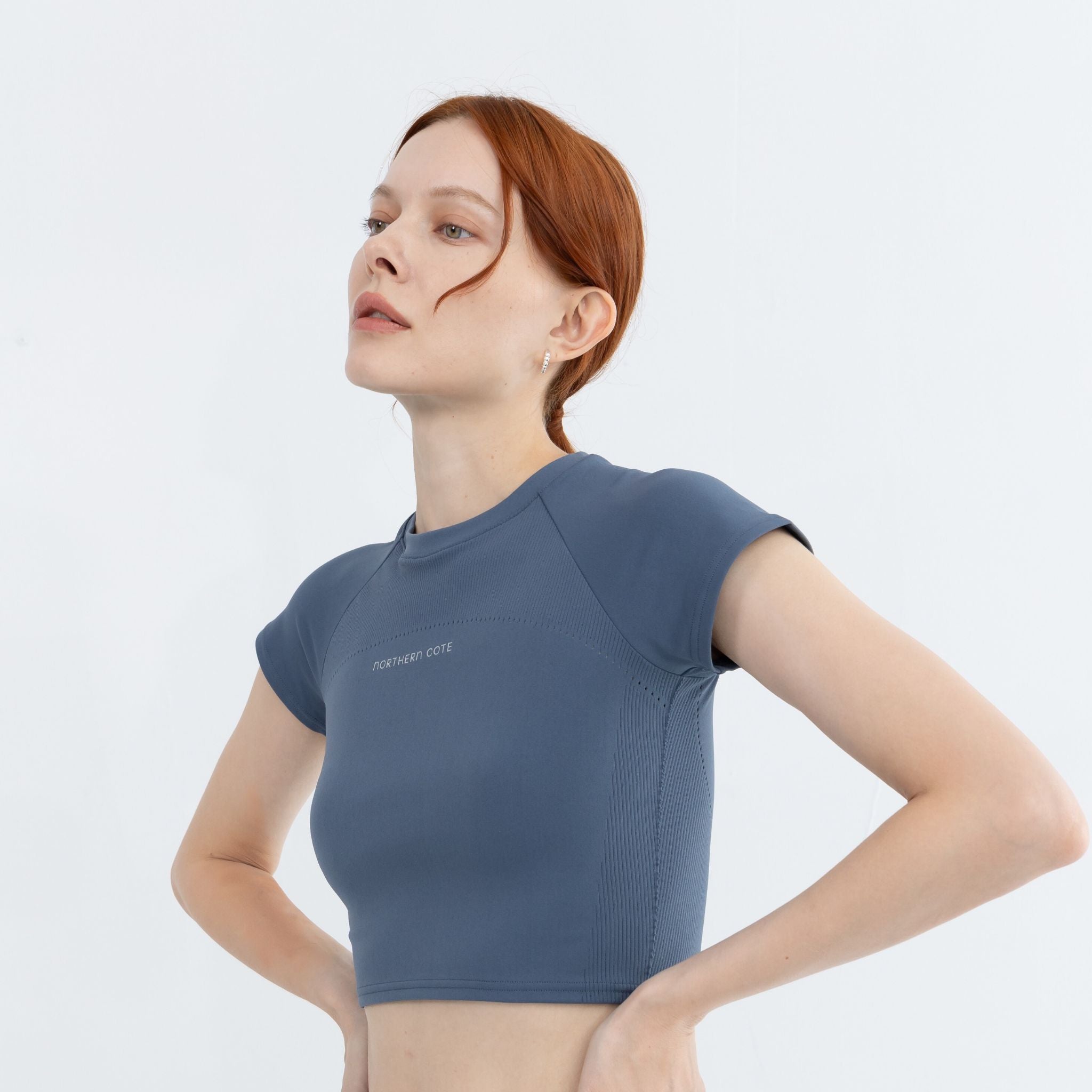 Ultra-short body fit crop top