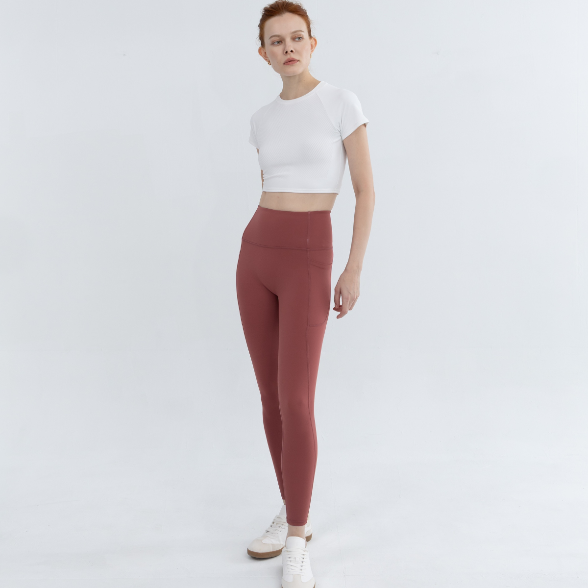 Ultrasoft women’s workout leggings styled for gym and running.
