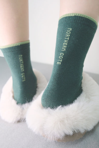 Pair of Northern cote cotton crew socks