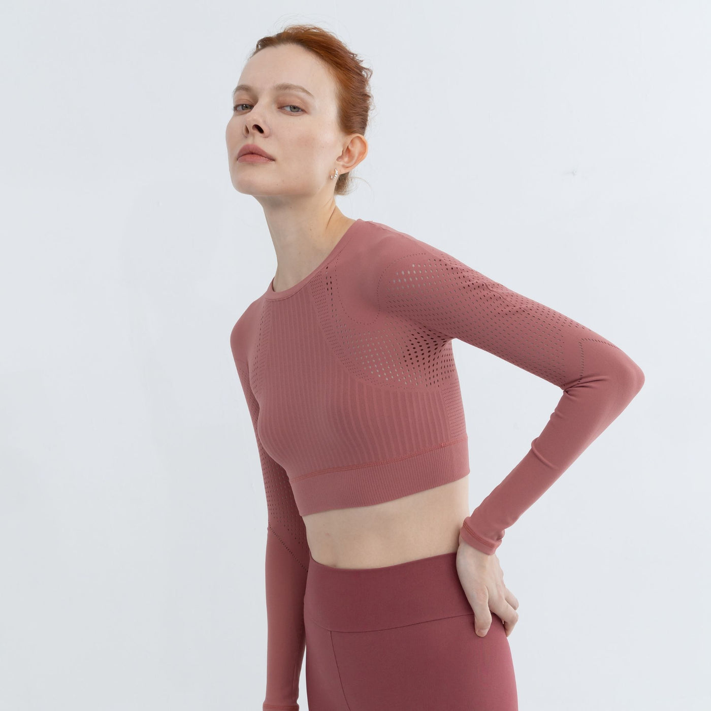 Crue Crop Pullover- Dusty Mint main image 1