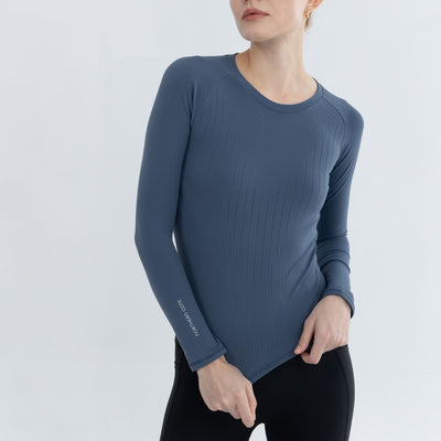 Gym Pullover worn during cardio warm-up