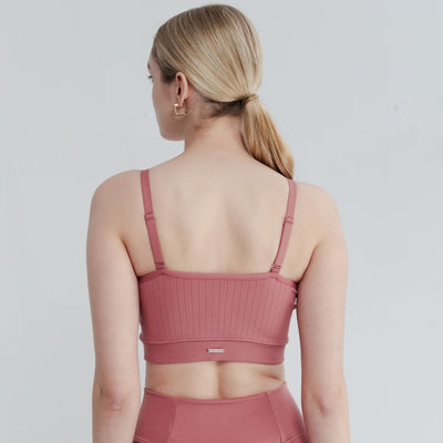 Elegant and lightweight open back bra styled for minimal support, combining fashion-forward design with everyday comfort.