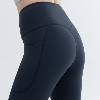 High waisted leggings side profile