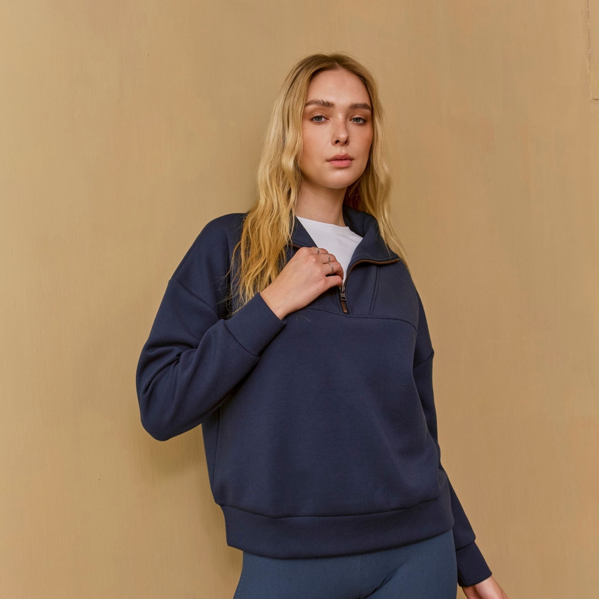 Soft Layer Half Zip