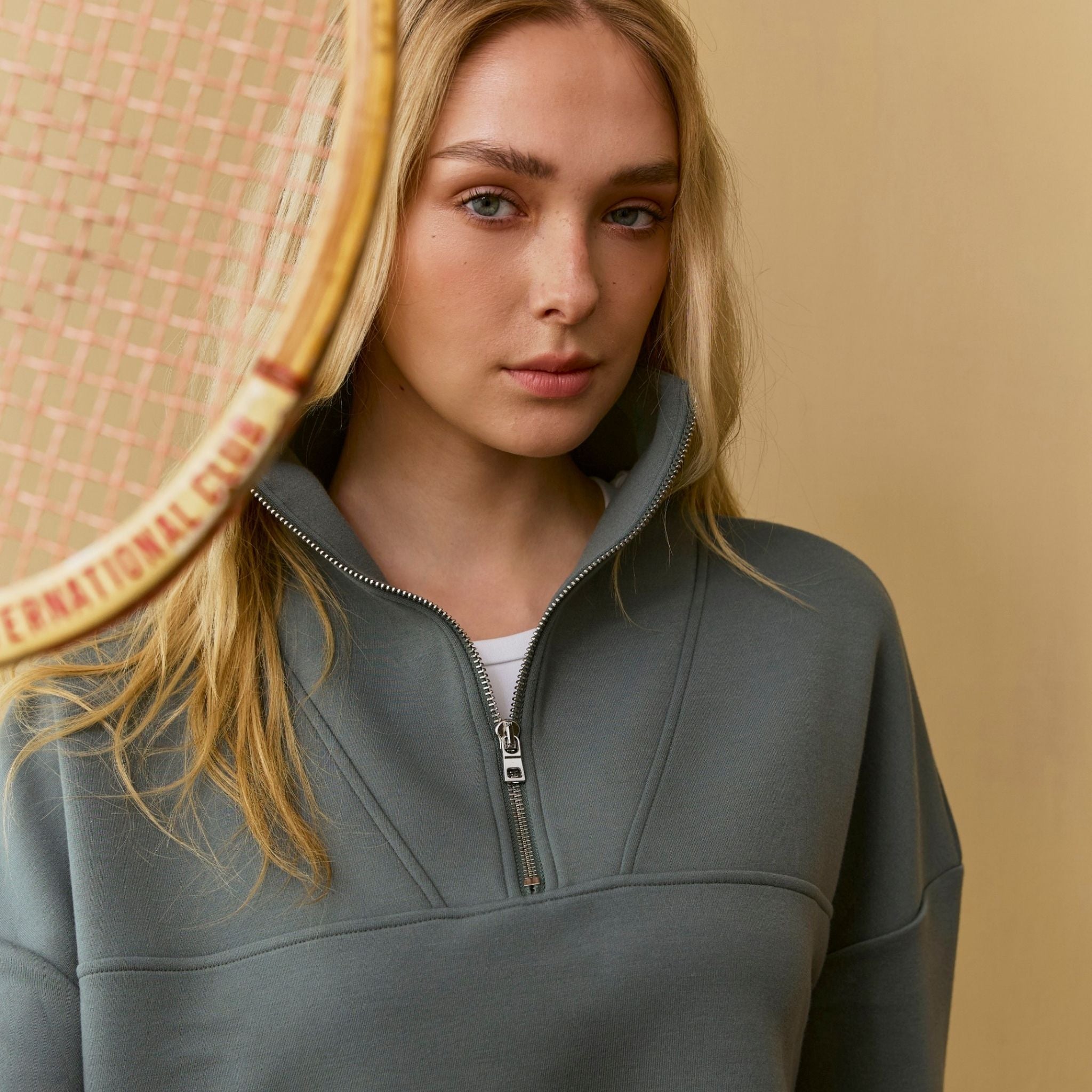 Soft Layer Half Zip