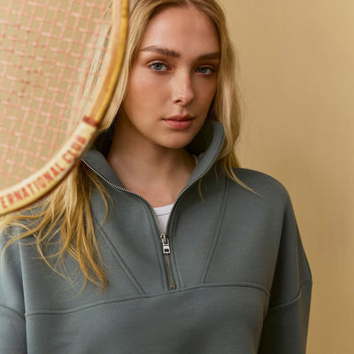 Soft Layer Half Zip