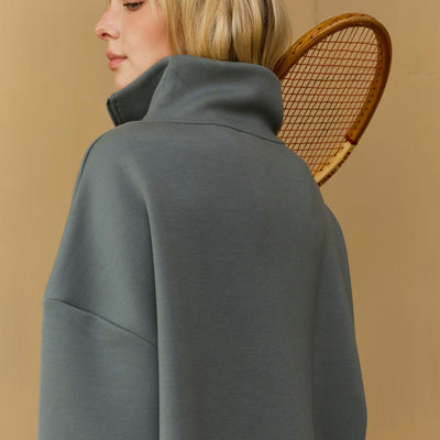 柔軟半拉鍊上衣